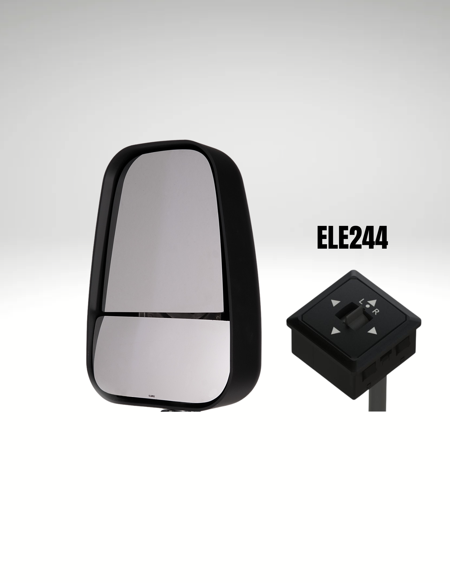 Coachmen Replacement Black Passenger Side 1350 Series Mirror