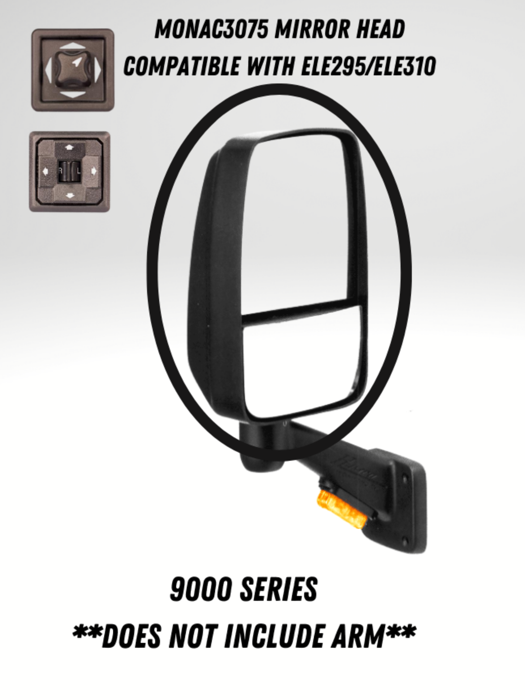 maimero　0913 Amazon.com: Hood Mirror Compatible with Freightliner