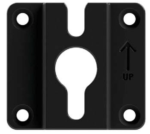 MS1638BLK Accessory Wall Plate